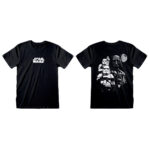 Maglia a Maniche Corte Star Wars Collage Nero Unisex