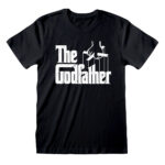 Maglia a Maniche Corte The Godfather Logo Nero Unisex