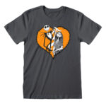 Maglia a Maniche Corte Unisex The Nightmare Before Christmas Queen Of Screams Bianco