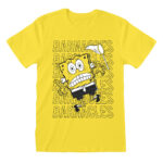 Maglia a Maniche Corte Unisex Spongebob Barnacles Giallo