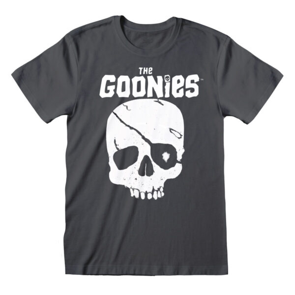 Maglia a Maniche Corte The Goonies Skull and Logo Grafite