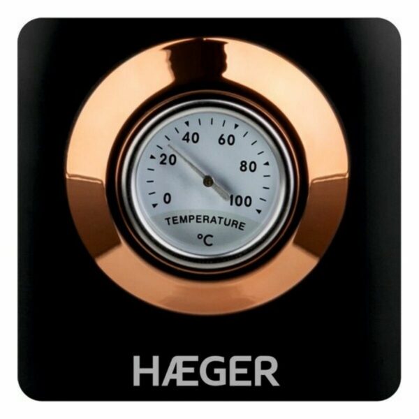 Bollitore Elettrico con Teiera Haeger EK-22B.024A Nero Acciaio inossidabile 2200 W 1,7 L