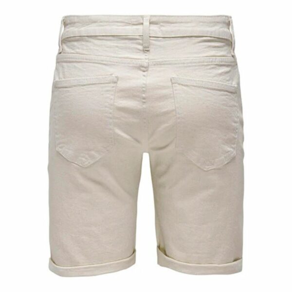 Shorts da Uomo Only & Sons Onsply 9296 Ecru Beige