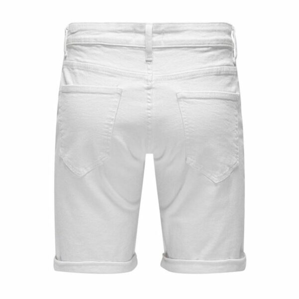 Shorts da Uomo Only & Sons Onsply 9297 White Bianco