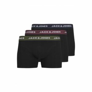 Boxer da Uomo Jack & Jones Jacaron Solid Trunks Nero