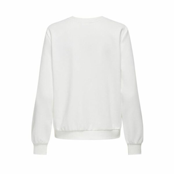 Felpa senza Cappuccio Donna Only Onlkimmie Bianco