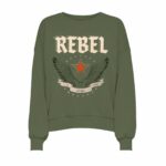 Felpa senza Cappuccio Donna Only Onllayla L/S Wings O-Neck Azzurro