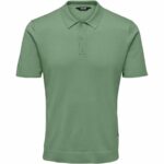 Polo a Maniche Corte Uomo Only & Sons Onswyler Life Reg 14 Ss Knit Verde