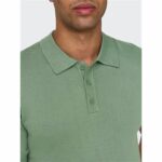 Polo a Maniche Corte Uomo Only & Sons Onswyler Life Reg 14 Ss Knit Verde