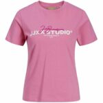 Maglia a Maniche Corte Donna Jack & Jones Jxamy Reg Rosa