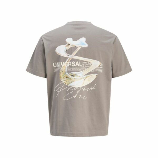 Maglia a Maniche Corte Uomo Jack & Jones Jcodynamic Dust Ss Crew Neck Marrone Chiaro