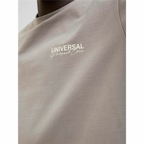 Maglia a Maniche Corte Uomo Jack & Jones Jcodynamic Dust Ss Crew Neck Marrone Chiaro