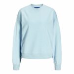 Felpa senza Cappuccio Donna Jack & Jones Jxalfa Rlx Lsw Azzurro Chiaro