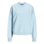 Felpa senza Cappuccio Donna Jack & Jones Jxalfa Rlx Lsw Azzurro Chiaro