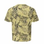 Maglia a Maniche Corte Uomo Only & Sons Onskash Reg Leaf Aop Dorato