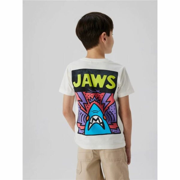 Maglia a Maniche Corte per Bambini Name It Nkmmakai Jaws Nreg Box Sky