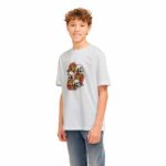 Maglia a Maniche Corte Bambino Jack & Jones Joranatomy Skull Ss Crew Neck