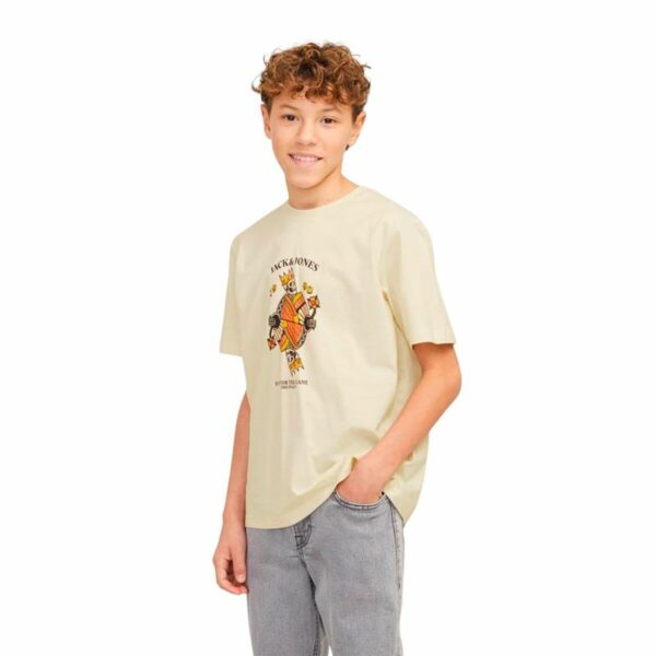 Maglia a Maniche Corte per Bambini Jack & Jones Joranatomy Skull Ss Crew Neck