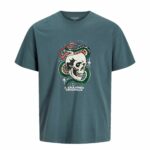 Maglia a Maniche Corte per Bambini Jack & Jones Joranatomy Skull Ss Crew Neck