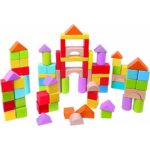 Gioco di Costruzioni con Blocchi Hape 101 Pezzi 27 x 22 x 13 cm