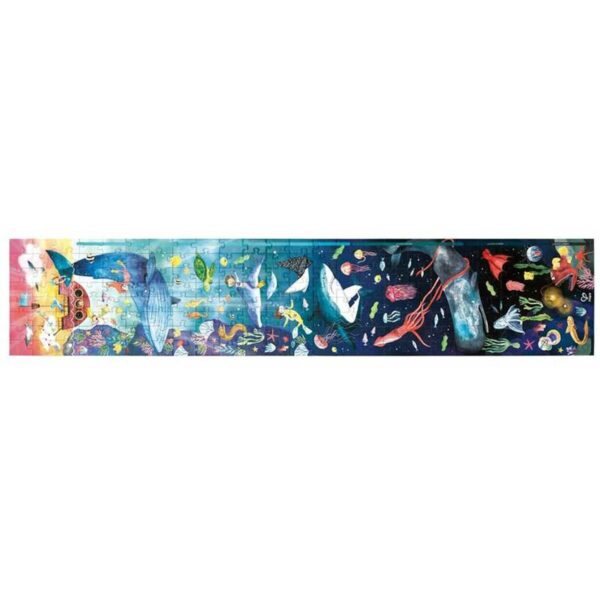 Puzzle Hape 150 x 30 cm 200 Pezzi Marino