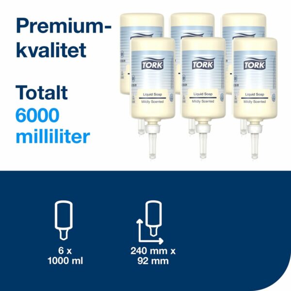 Sapone Liquido Tork 1 L (6 Unità)