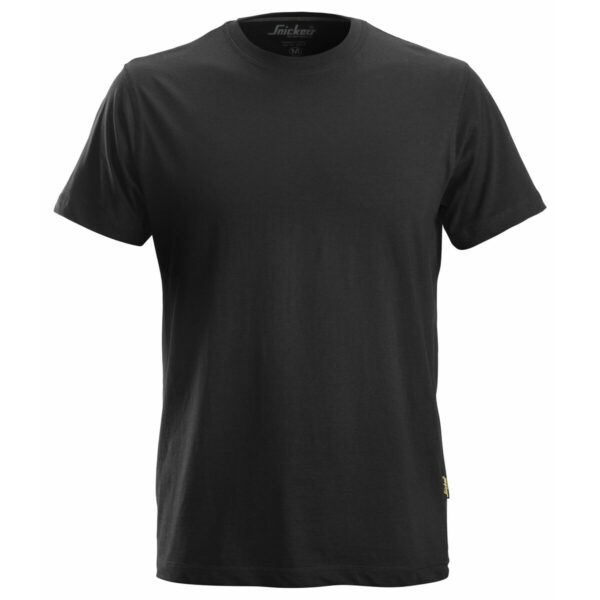 Maglia a Maniche Corte Uomo Snickers Workwear Nero