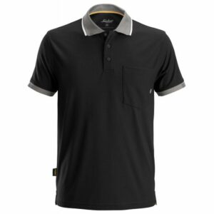 Polo a Maniche Corte Uomo Snickers Workwear Nero
