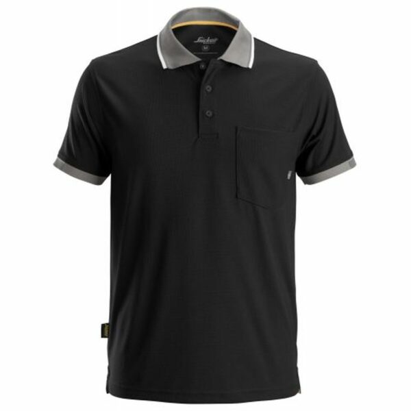 Polo a Maniche Corte Uomo Snickers Workwear Nero