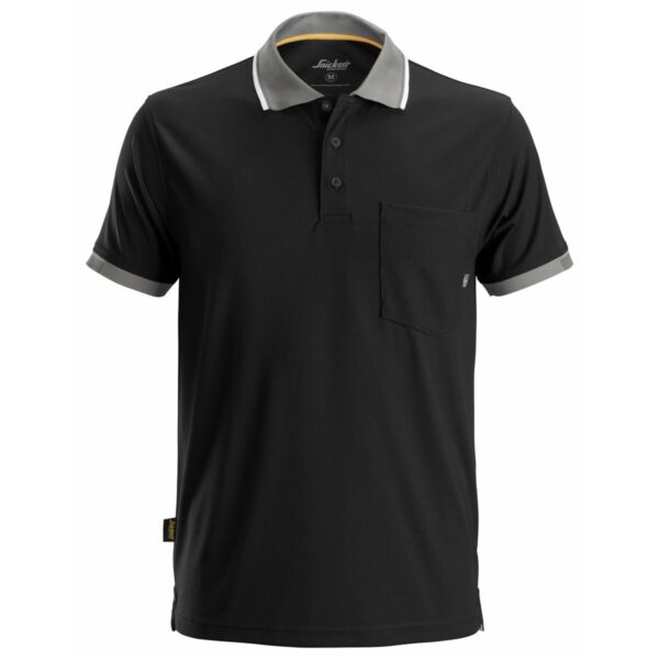 Polo a Maniche Corte Uomo Snickers Workwear Nero
