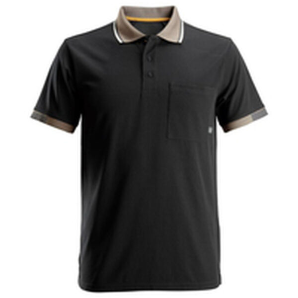 Polo a Maniche Corte Uomo Snickers Workwear Nero