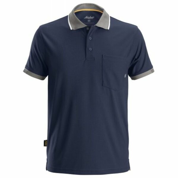 Polo a Maniche Corte Uomo Snickers Workwear 2724 Polo AllroundWork Technology 37.5® Blu Marino