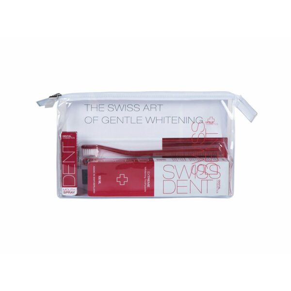 Set di Dentifricio con Spazzolino Swissdent 4 Pezzi