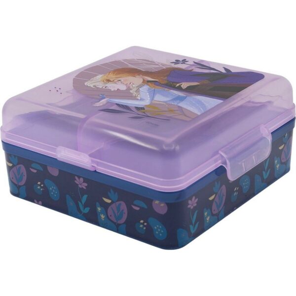 Contenitore a Scomparti Frozen CZ11273 Multicolore Plastica