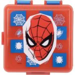 Contenitore a Scomparti Spider-Man CZ11274 Multicolore Plastica
