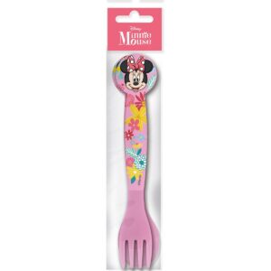 Servizio di Posate Minnie Mouse CZ11401 Rosa Plastica 2 Pezzi