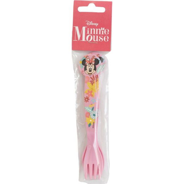 Servizio di Posate Minnie Mouse CZ11401 Rosa Plastica 2 Pezzi