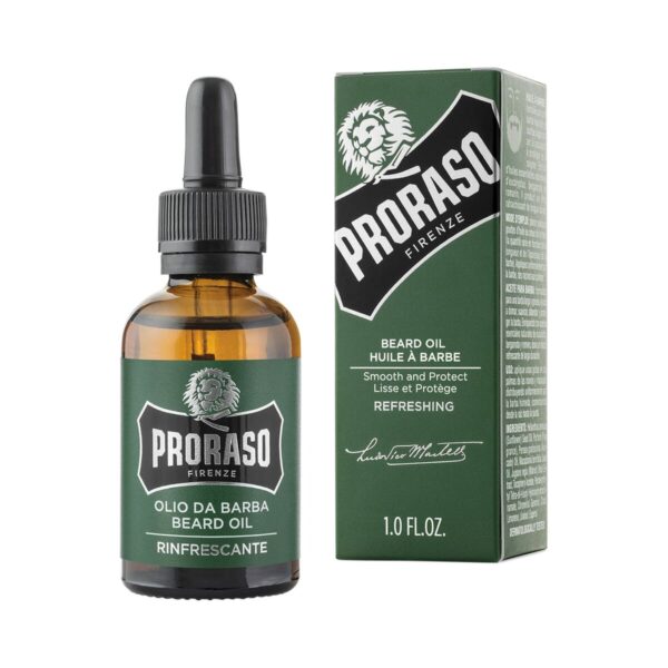 Olio per Barba Proraso Beard Oil Refresh 30 ml Rinfrescante