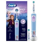Spazzolino da Denti Elettrico Oral-B Frozen Nero Multicolore (2 Pezzi) (2 Unità)