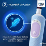 Spazzolino da Denti Elettrico Oral-B Frozen Nero Multicolore (2 Pezzi) (2 Unità)