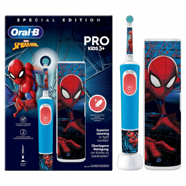 Spazzolino da Denti Elettrico Oral-B D100 KIDS Azzurro