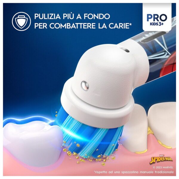 Spazzolino da Denti Elettrico Oral-B D100 KIDS Azzurro