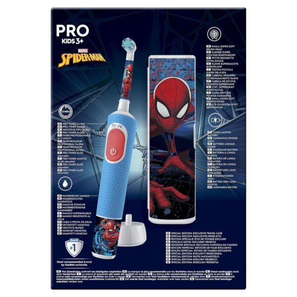 Spazzolino da Denti Elettrico Oral-B D100 KIDS Azzurro