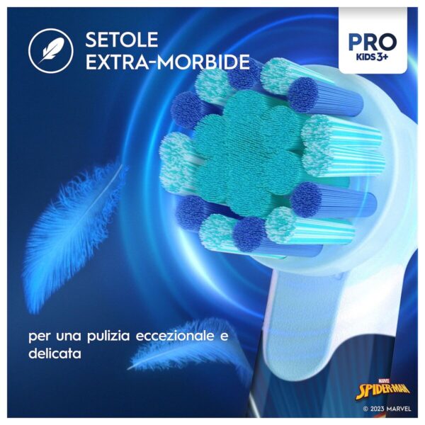 Spazzolino da Denti Elettrico Oral-B D100 KIDS Azzurro
