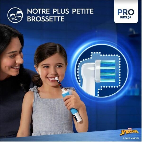 Spazzolino da Denti Elettrico Oral-B D100 KIDS Azzurro