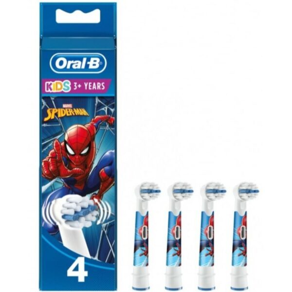 Ricambio per Spazzolino da Denti Elettrico Oral-B EB10 4 FFS SPIDERMAN (4 Unità)