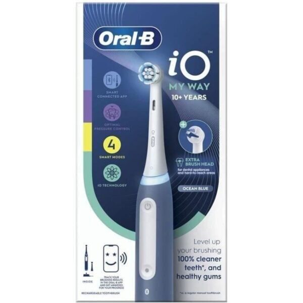 Spazzolino da Denti Elettrico Oral-B IO 4 MY WAY Azzurro