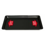 Vassoio da Forno CARE KAT3701 Nero Acciaio Plastica