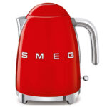 Bollitore Smeg KLF03RDEU Rosso Acciaio inossidabile 2400 W 1,7 L