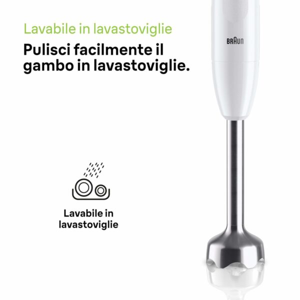 Frullatore Braun MQ10.001MWH Bianco 450 W